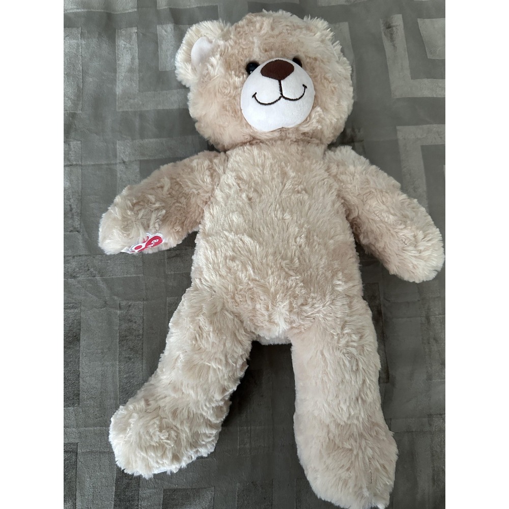 Build-A-Bear Workshop Teddy Bear Plush Tan Beige B-A-B‎ Paw Patch No Clothes